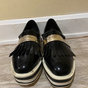 Black Patent Platform Loafer
